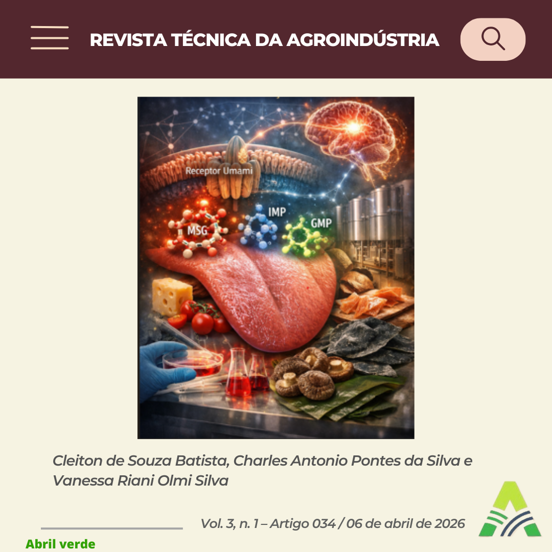 A IMPORTÂNCIA DO GOSTO UMAMI: ORIGEM E APLICAÇÕES INDUSTRIAIS